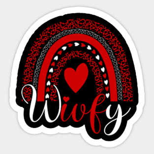 WIVFy IVF Transfer Day Leopard Rainbow Mother Sticker